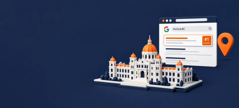 Business owner in Victoria, BC reviewing SEO agency questions checklist before hiring
